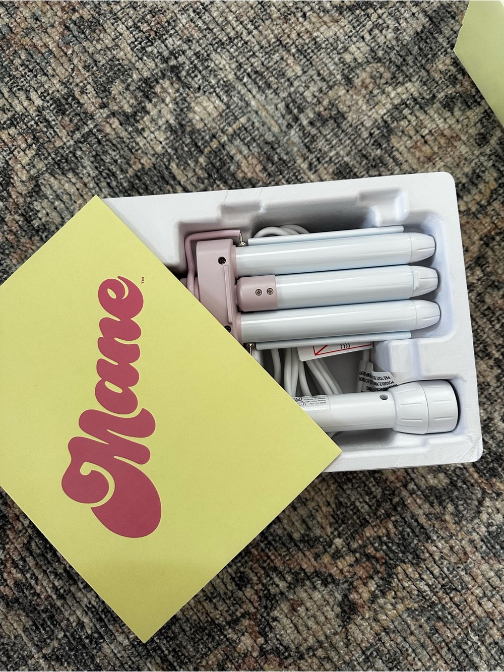 Sephora Triple Ripple Mini Waver in Light Pink and White